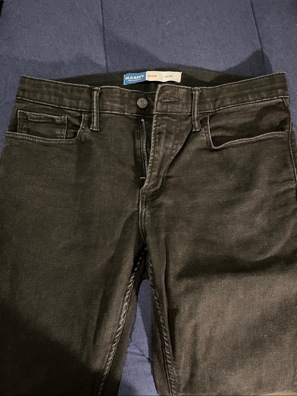 Old Navy Men's Slim Black Jeans